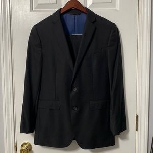 Banana Republic {Monogram Edition} Slim Fit Suit. Black. Woven in Italy.